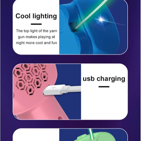 The dark loop rope launcher propeller,Hand Held Novelty Fun LED(1 set) - Picture 7 of 8